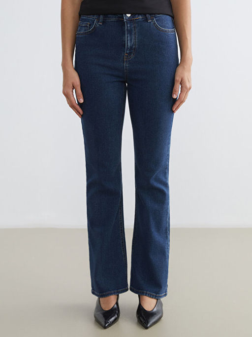 Flare Kad?n Jean Pantolon