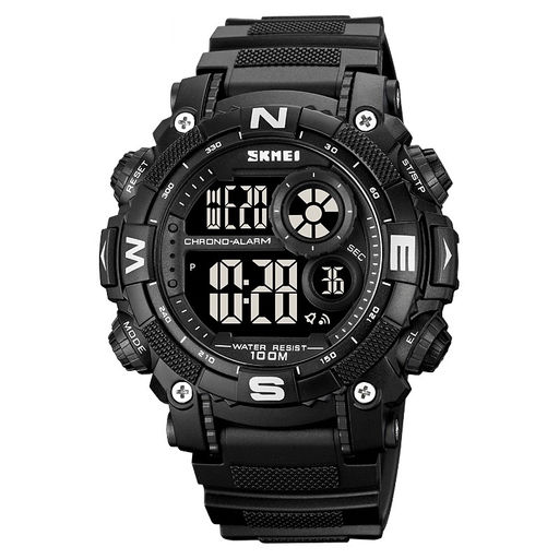 Часы наручные Skmei мужские электронные спортивные водонепроницаемые 1887black-black