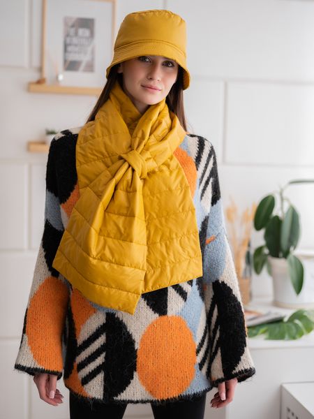 Шарф горчица - Yollochka фото 4