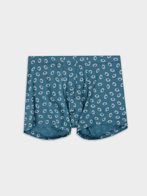 Цена за 2 штуки! Трусы боксеры мужские синие - Mark formelle фото 7