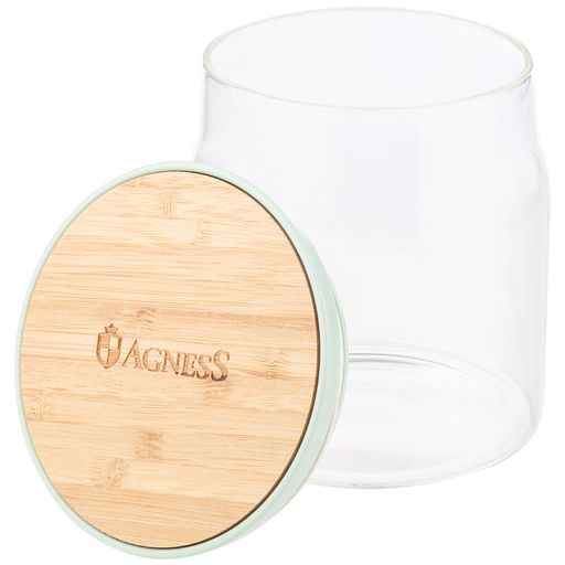 ЕМКОСТЬ ДЛЯ ПИЩЕВЫХ ПРОДУКТОВ AGNESS NATIVE D=9.45СМ H=10.8СМ, 400 МЛ фото 3