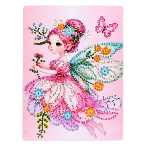 Мозаика алмазная "Маленькая фея" 15*20см
