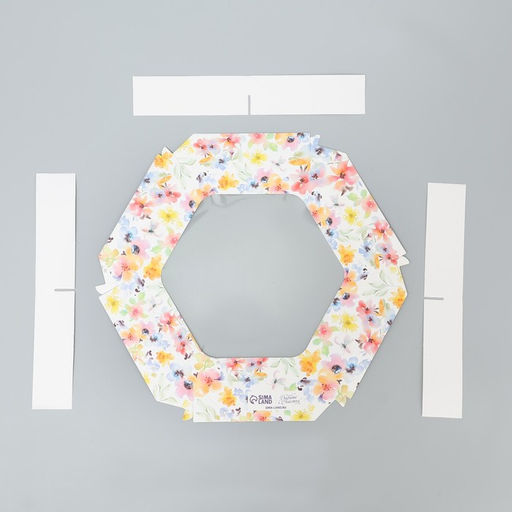 Цена за 5 шт. Коробка складная Цветы для тебя, 23 х 23х 4 см - Дарите счастье фото 4