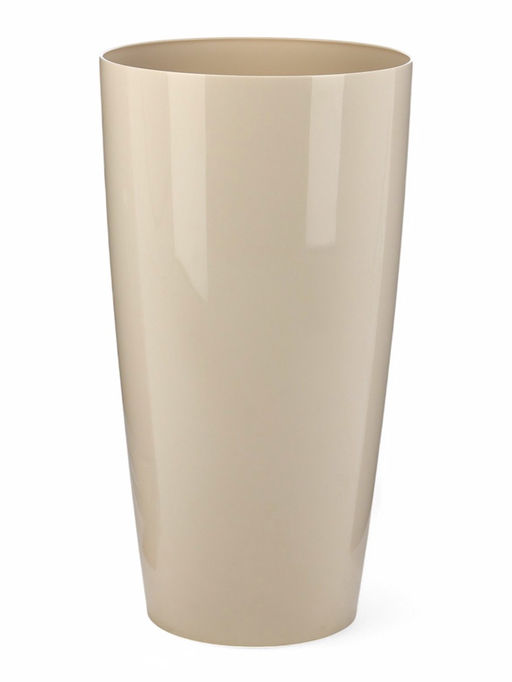 Кашпо для цветов Рондо, пластик, 23 л, d=40 см, h=74.7 см, со вставкой, бежевое - Simaland фото 5