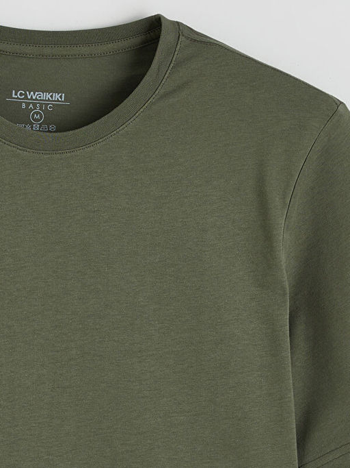 Bisiklet Yaka Penye Erkek Ti??rt