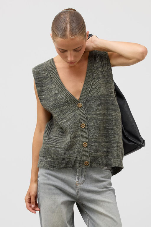 ЕВ 30260/ш/полынь жилет жен