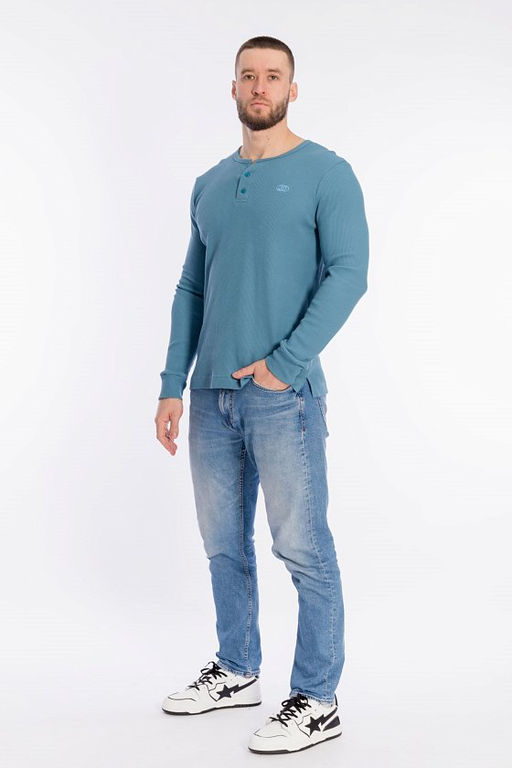 Лонгслив М123062ВШа Индиго