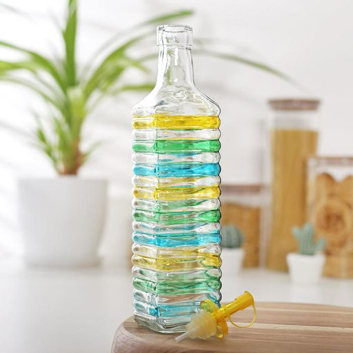 Бутыль стеклянная для соусов и масла Перелив, 600 мл, h=28 см - Simaland фото 3