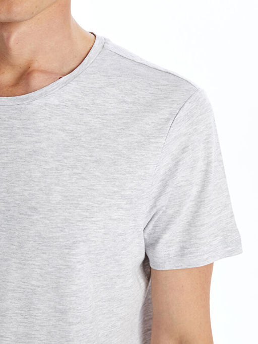 Bisiklet Yaka Penye Erkek Ti??rt