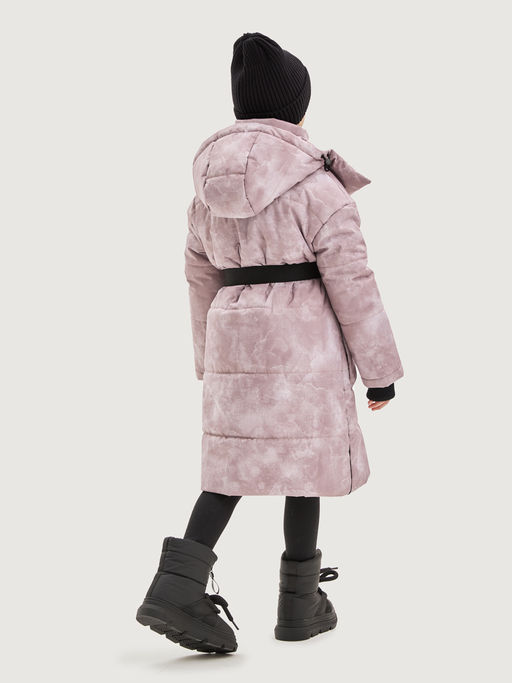 Пальто 6з7625 пудра