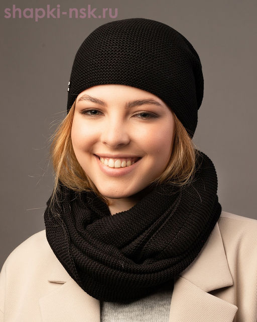 LL 36 PL 36 Комплект женский (колпак+снуд) (56-58)