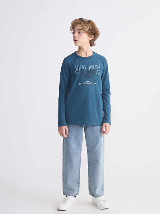 Bisiklet Yaka Erkek ?ocuk Ti??rt