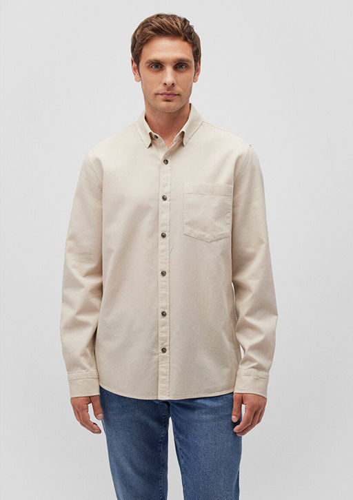 Bej Gomlek - Mavi фото 3