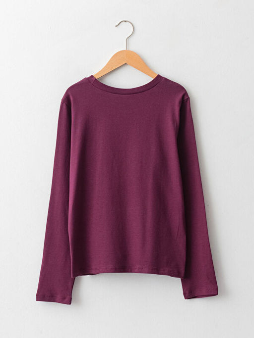 Bisiklet Yaka Harry Potter Bask?l? Uzun Kollu Pamuklu K?z ?ocuk Ti??rt - Waikiki фото 2