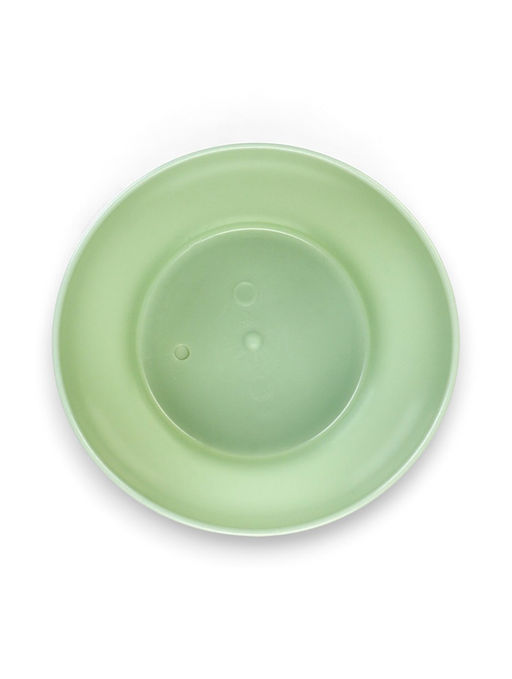 Цена за 3 шт. Горшок для цветов «Фиалочка», 800 мл, d=14 см, h=8 см, пластиковый, зелёный