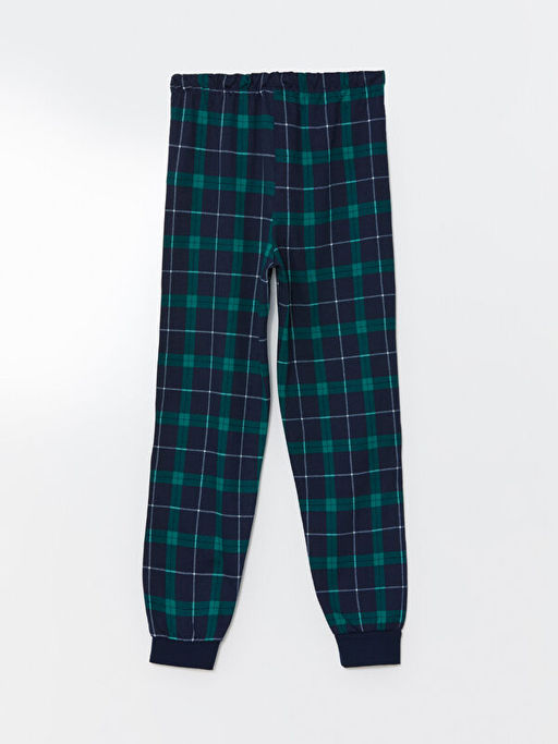 Beli Lastikli Ekose Erkek ?ocuk Pijama Alt