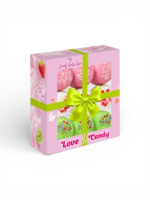 Набор бомбочек для ванн «Love&Candy», 9×40 г