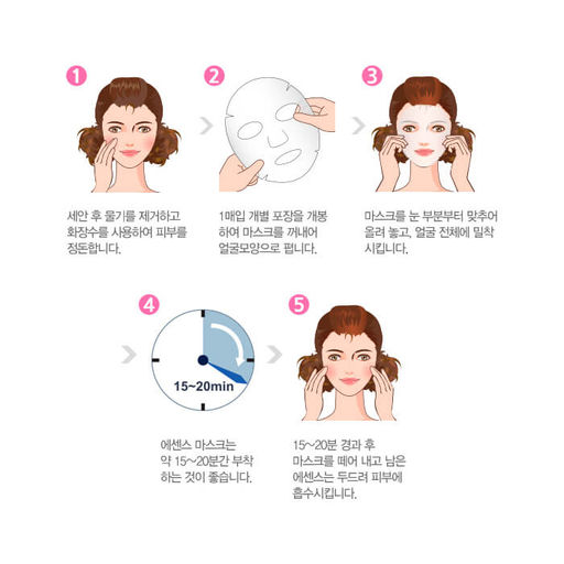 Jigott Ампульная тканевая маска с гиалуроновой кислотой / Hyaluronic Acid Real Ampoule Mask, 27 мл