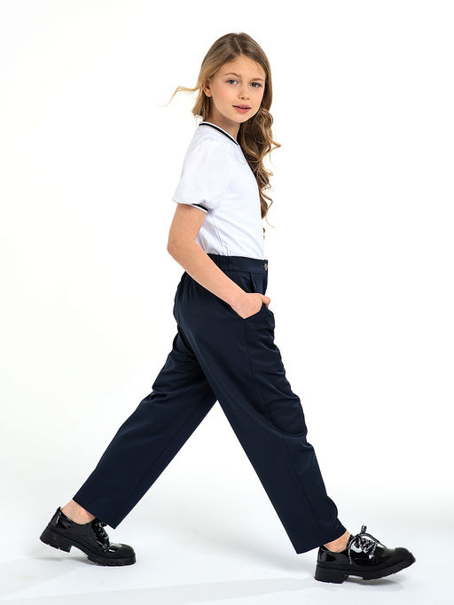школьные брюки для девочки Mooriposh, модель 0442  фото 4
