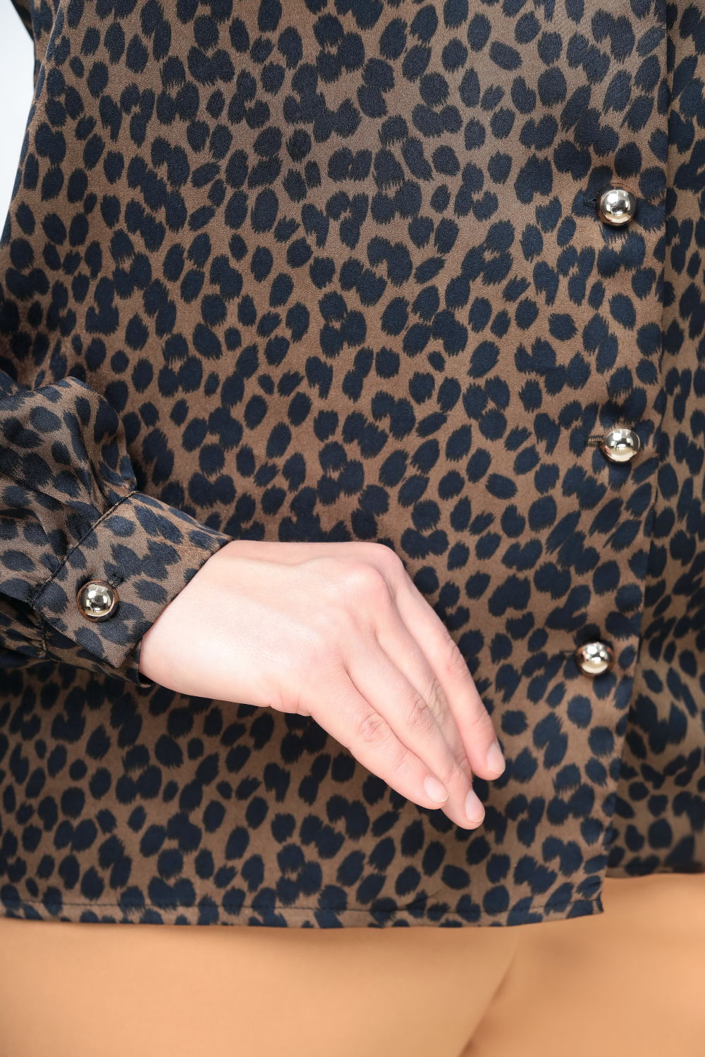 Блуза Swallow 803.2 черный+серебряный узор фото 487