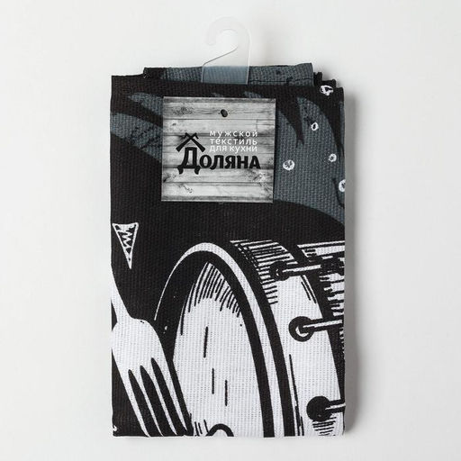 Цена за 2 шт. Полотенце кухонное Rock'n'roll 35х60 см - Доляна фото 5