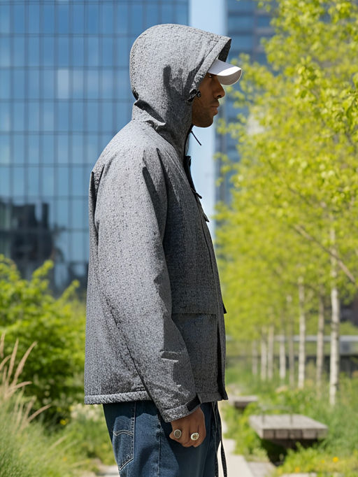 Куртка спортивная мужская весна осень серого цвета 25471Sr - Mtforce фото 23