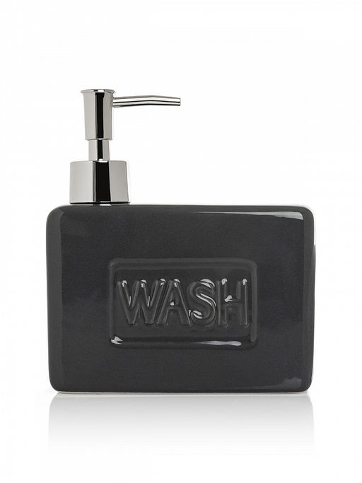 Диспенсер для моющего средства с губкой 500мл серый керамика - Lucky фото 5