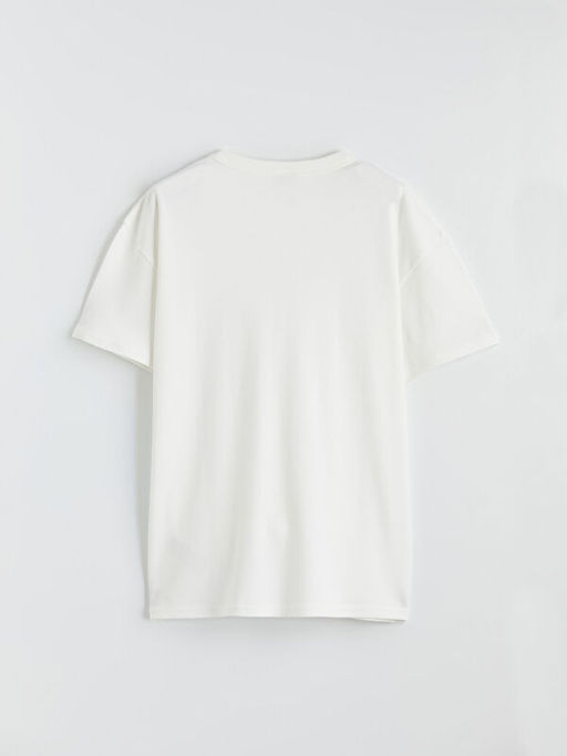 Yaz? Bask?l? Erkek ?ocuk Ti??rt