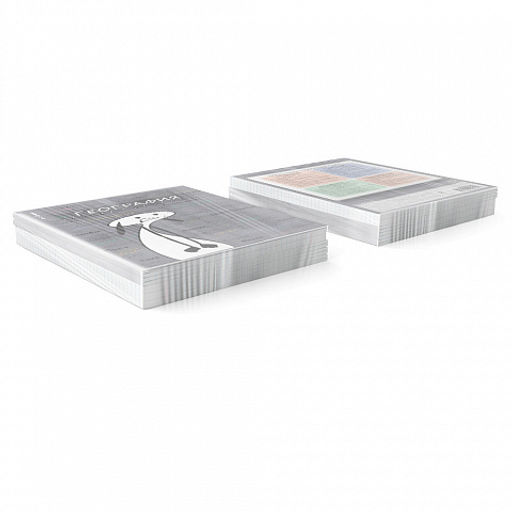 Цена за 5 шт. Тетрадь общая ученическая с пластиковой обложкой на скобе ErichKrause Чубрик, География, 48 листов, клетка  фото 3