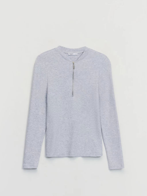 Джемпер на молнии из хлопка / Zarina