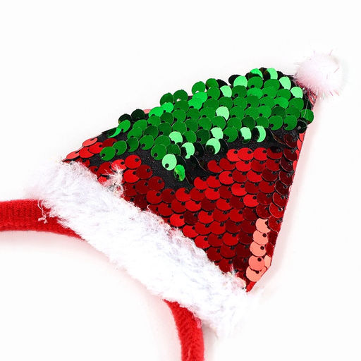 Карнавальный костюм новогодний Яркая санта, рост 110-116 см, платье, ободок - Волшебная маска фото 6