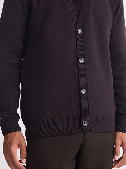 Standart Kal?p V Yaka Erkek Triko H?rka