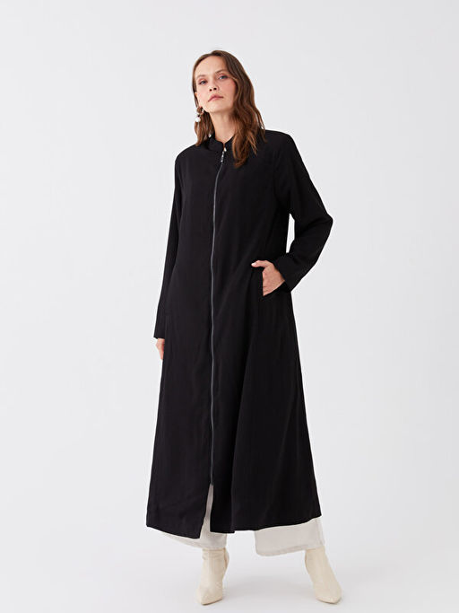 Dik Yaka D?z Uzun Kollu Kad?n Pard?s? - Waikiki фото 2