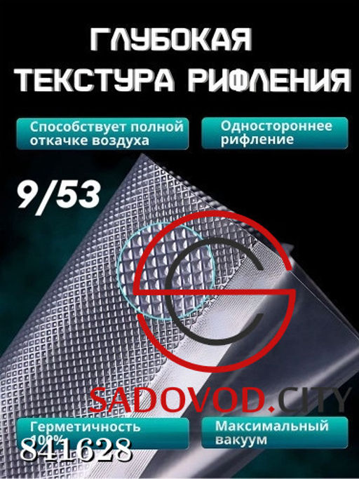 Пакеты для вакууматора 17x25 см 100 шт пищевые