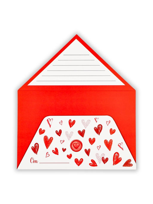 Цена за 10 шт. Открытка в форме конверта «Тому, кого люблю», 12×18 см