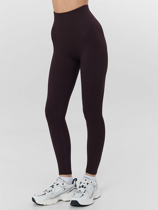 Легинсы женские коричневые