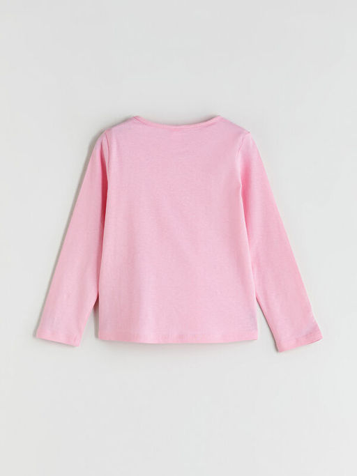 Bisiklet Yaka Basic K?z ?ocuk Ti??rt