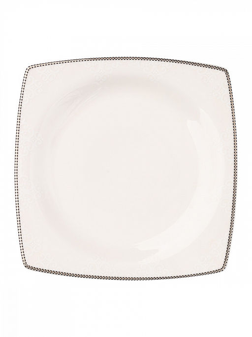 Тарелка сервировочная D27 белый фарфор