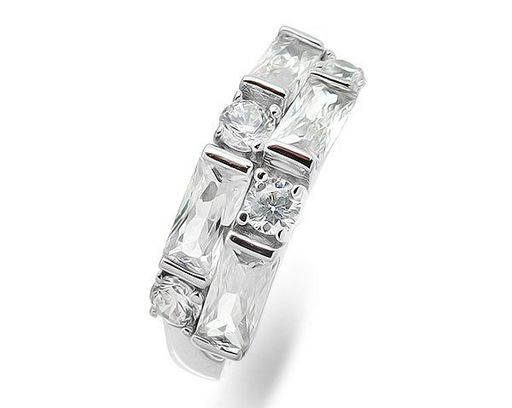 Кольцо из серебра куб.циркон., МЦВ231