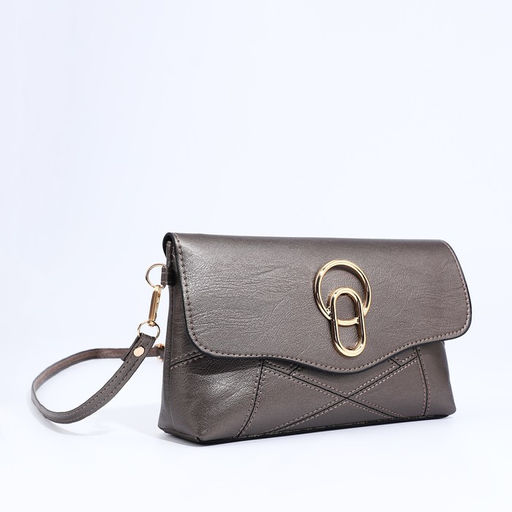 Сумка-клатч на магните, длинный ремень, цвет бронзовый - Simaland фото 3