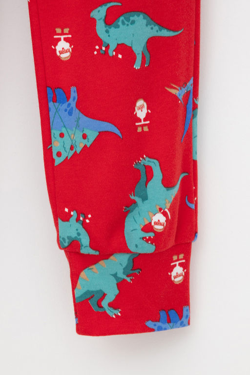 К 1541/насыщенно-красный,динозавры пижама д/дет яс - Crockid фото 5