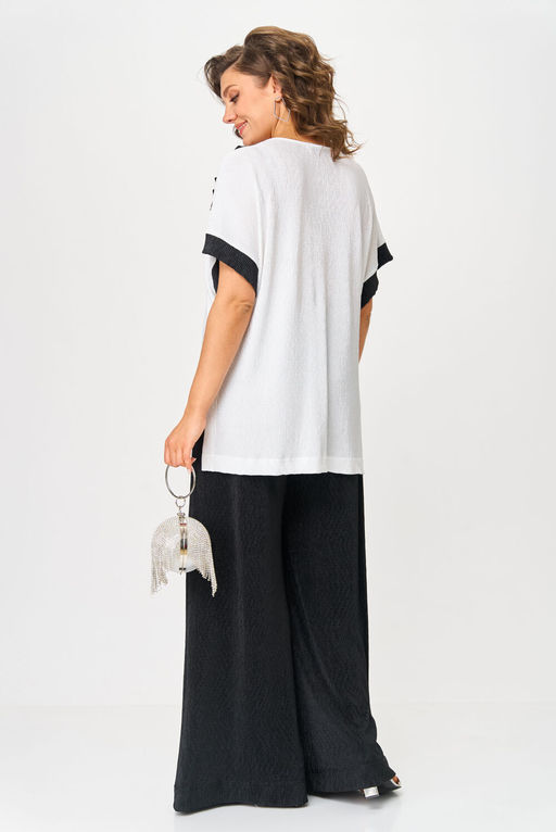 Костюм Michel Chic 1423 черный, белый фото 3