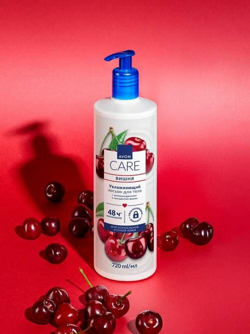 Лосьон для тела с антиоксидантами и ароматом вишни Avon Care, 720 мл  фото 3