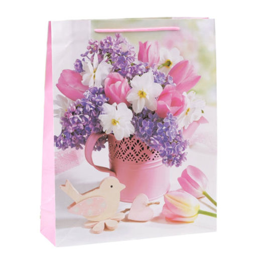 Цена за 12 шт. Пакет подарочный 26x32x9см / 459M /уп 12/960/ микс - Галеонтрейд фото 5