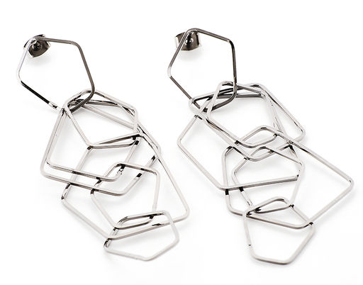 Серьги PR2946 серебро - Mini maxi фото 5