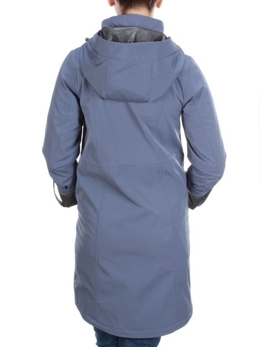 F2089 BLUE Ветровка женская MARIA (65% хлопок, 35% полиэстер) - Фабричный китай фото 4