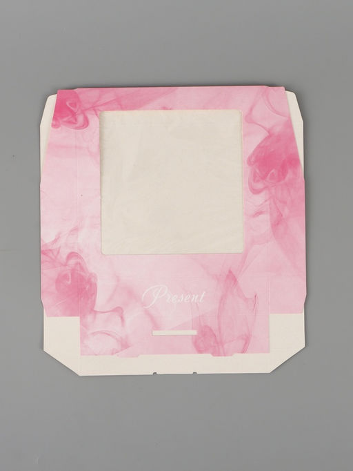Цена за 5 шт. Коробка складная Present, 20 × 20 × 4 см