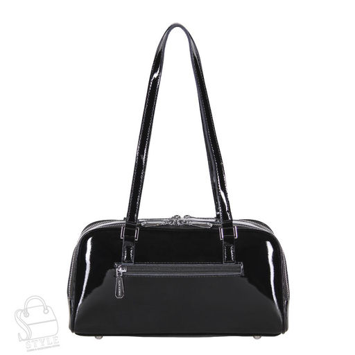 Сумка женская кожаная 5113P black Polina&Eiterou  в Новосибирске