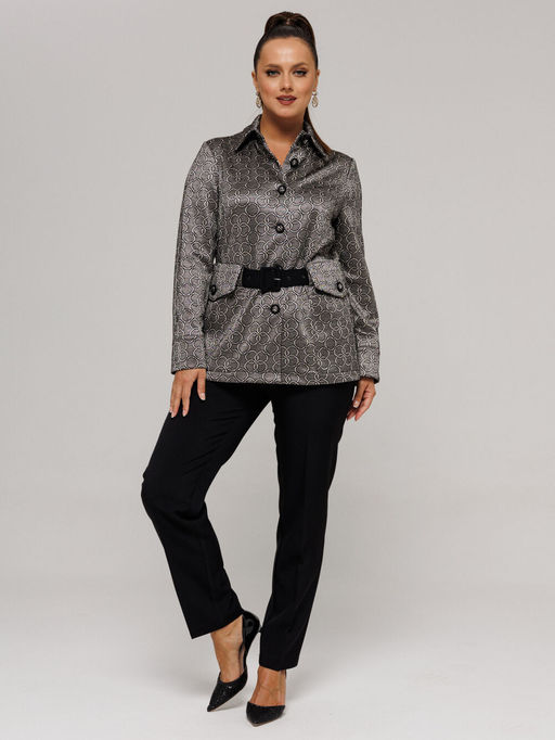 Костюм Galean Style 827 черный с серым кольца