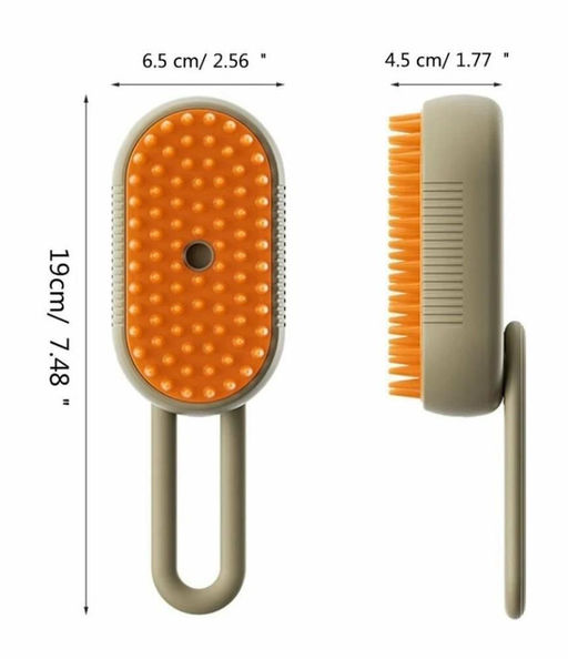 3 в 1 паровая щетка для кошек, электрическая расческа для кошек, массажная расческа для домашних животных для кошек, спрей для воды, щетки для ванны для кошек, товары для ухода за домашними животными - Kingston фото 3